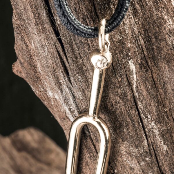 Tuning Fork pendant silver handmade